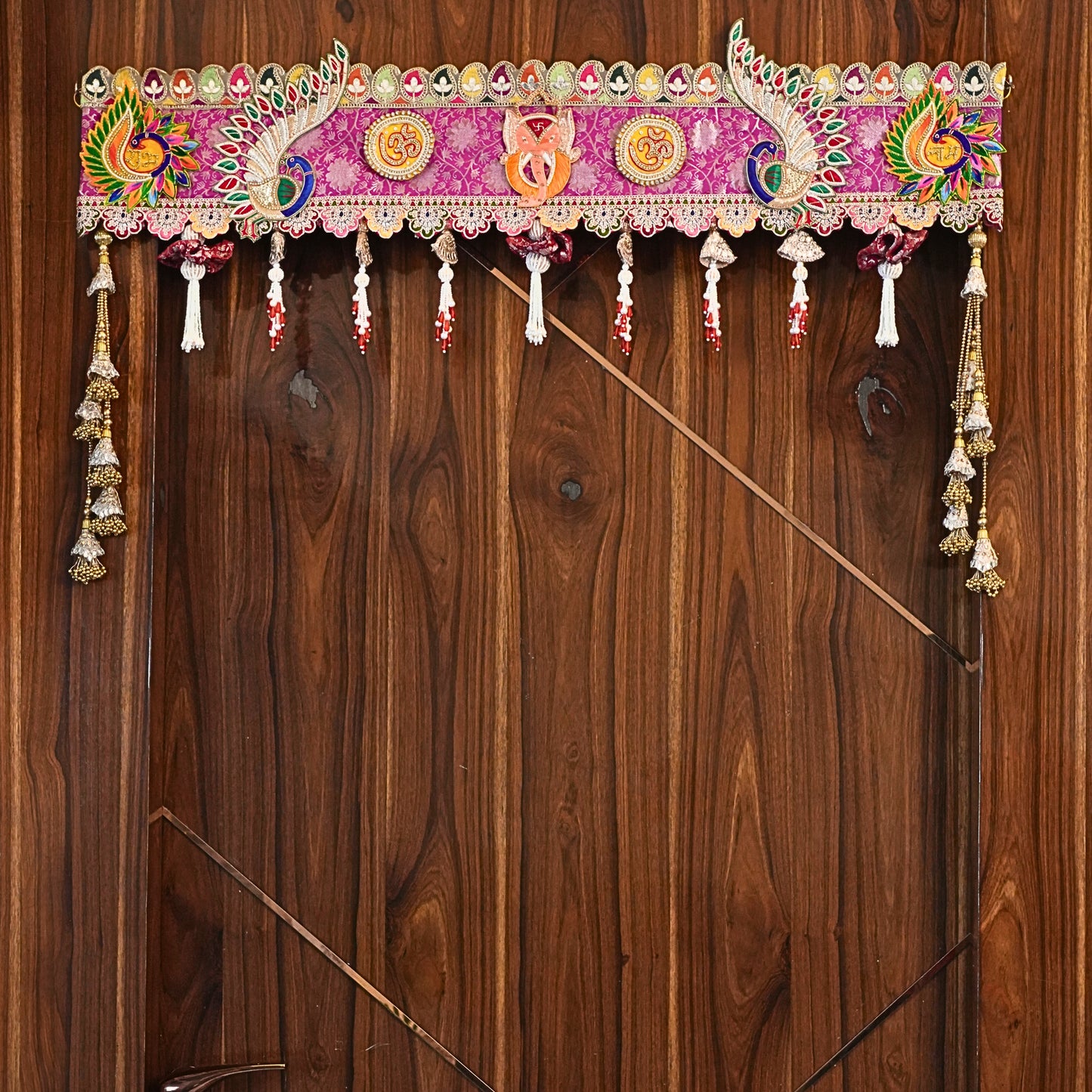 Mayuresvara Toran handcrafted on Banarasi Brocade Fabric