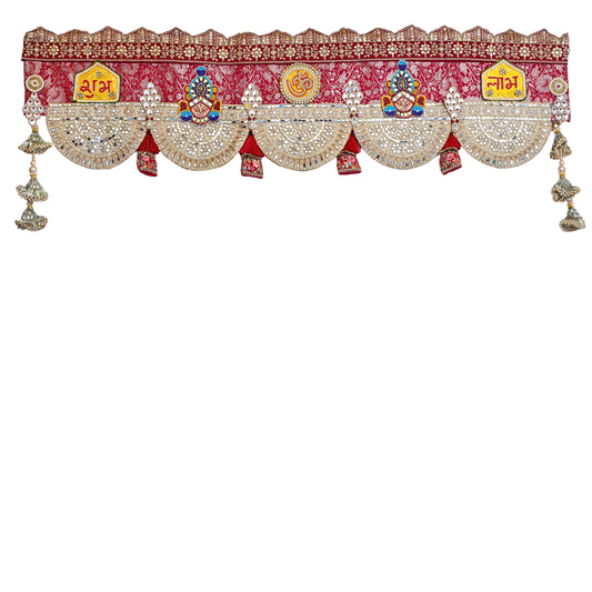 Peetambra Toran handcrafted on Banarasi Brocade Fabric