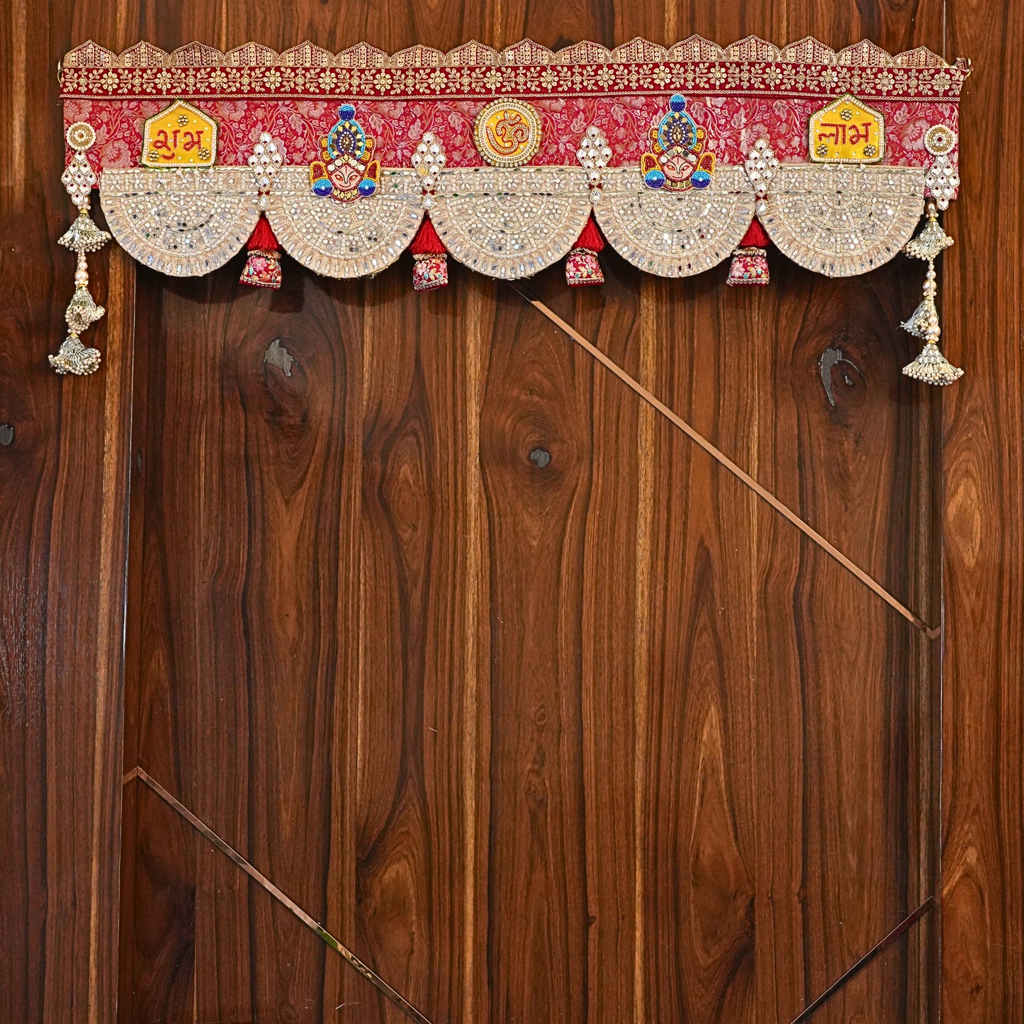 Peetambra Toran handcrafted on Banarasi Brocade Fabric