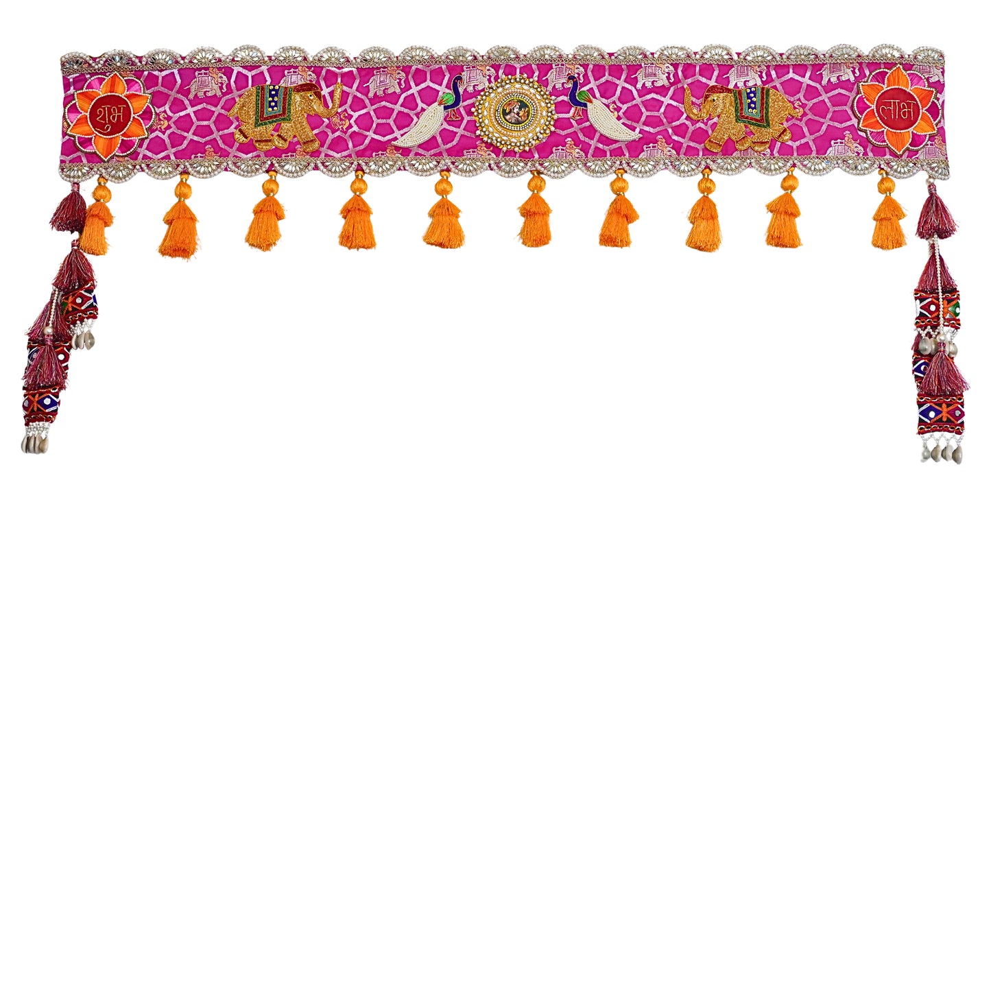 BOHO Toran handcrafted on Banarasi Brocade Fabric