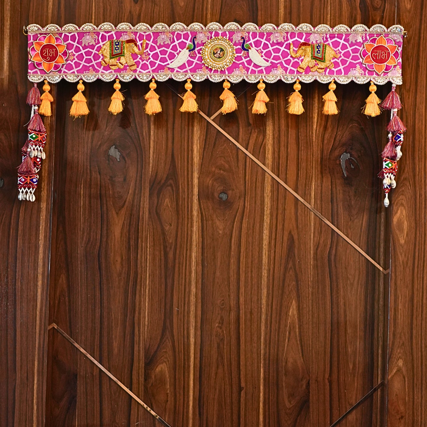 BOHO Toran handcrafted on Banarasi Brocade Fabric